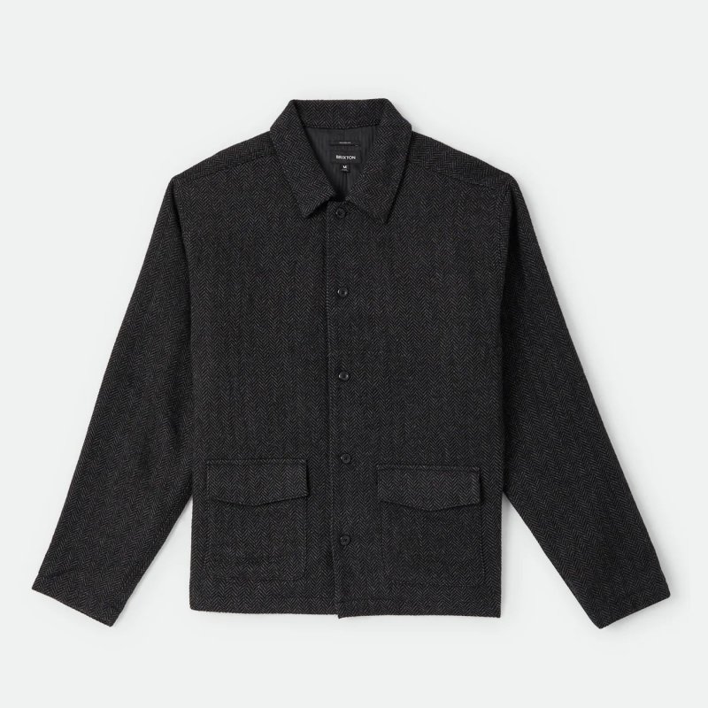 画像1: BRIXTON | SHORT MAC COAT  (1)
