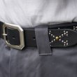 画像11: Hoodlum | CROSS BONE STUDS BELT  (11)