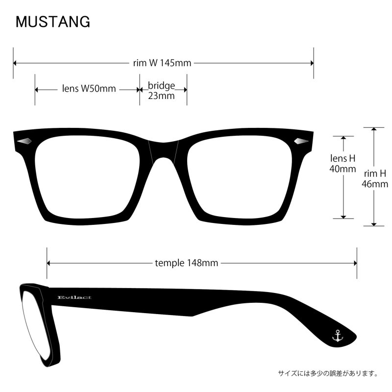 画像1: EVILACT eyewear | “MUSTANG” カラー調光