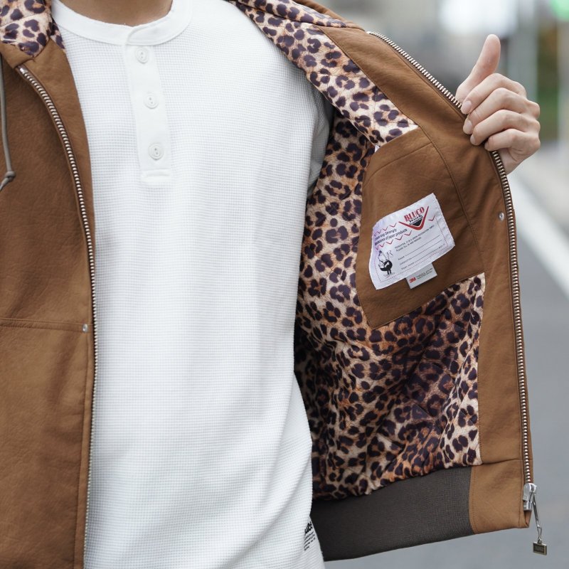 画像6: PANTYDROPPER×BLUCO | Synthetic Leather Active Jacket  (6)