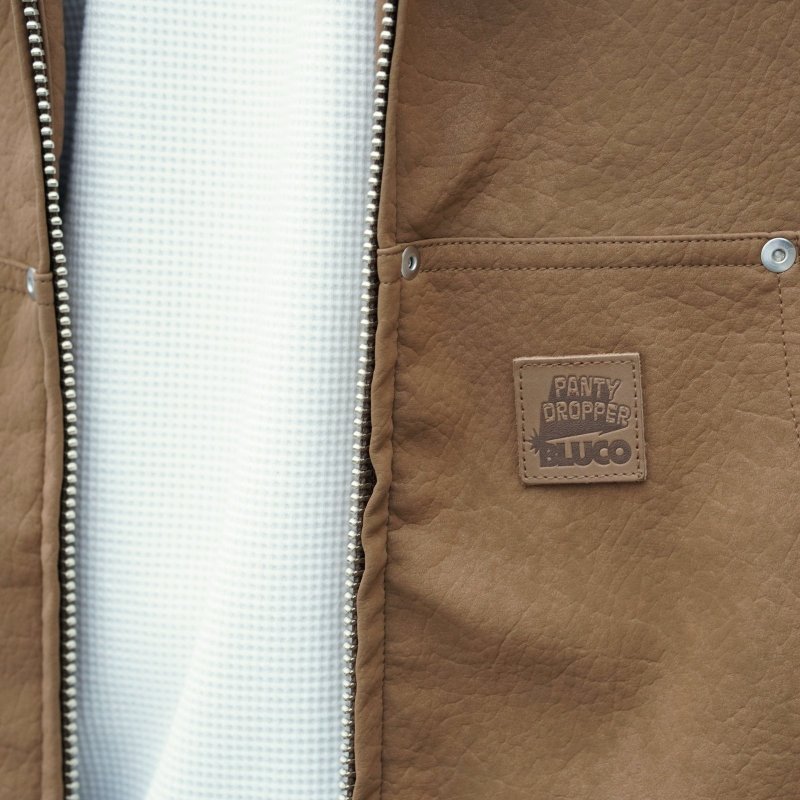 画像4: PANTYDROPPER×BLUCO | Synthetic Leather Active Jacket  (4)