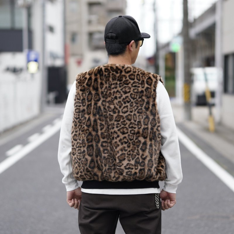画像2: BLUCO | REVERSIBLE FUR VEST  (2)