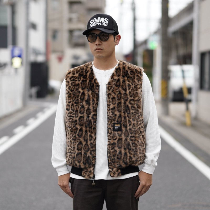 画像1: BLUCO | REVERSIBLE FUR VEST  (1)