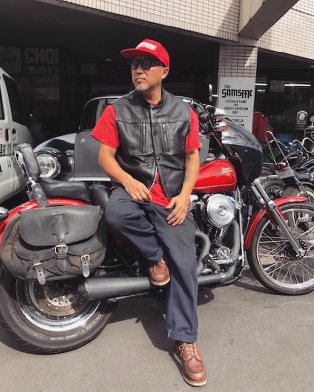 SHOP SAMS (ショップサムズ) | SAMS LEATHER VEST [BLACK] | 通販