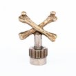 画像1: UNCROWD (アンクラウド) VALVE CAP -cross bone- UC-903  (1)