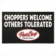 画像1: PORKCHOP GARAGE SUPPLY (ポークチョップガレージサプライ) WELCOME RUBBER MAT "CHOPPERS"  (1)