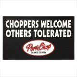 画像: PORKCHOP GARAGE SUPPLY (ポークチョップガレージサプライ) WELCOME RUBBER MAT "CHOPPERS" 