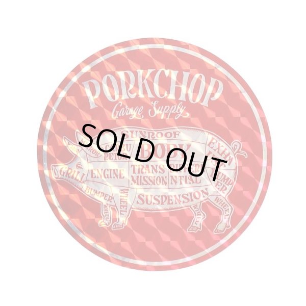 画像1: PORKCHOP GARAGE SUPPLY | HOLOGRAM CIRCLE STICKER  (1)