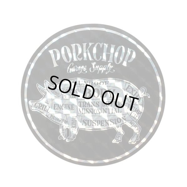 画像1: PORKCHOP GARAGE SUPPLY | HOLOGRAM CIRCLE STICKER  (1)