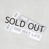 画像: EVILACT (イーヴルアクト)  "ONE WAY LIFE" sticker L 