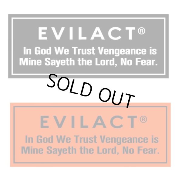 画像1: EVILACT (イーヴルアクト) | In God… Sticker S  (1)