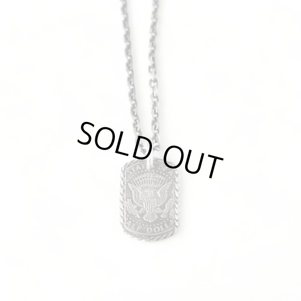 画像1: RAOING (ローイング) | Half Dollar ID Pendant【Eagle】 (1)