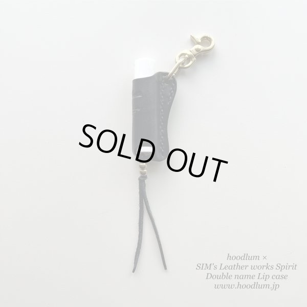 画像1: HOODLUM × SIM's Leather works Spirit "LIP STICK CASE"  (1)