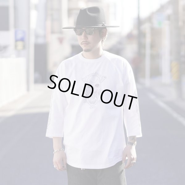 画像1: Hoodlum (フッドラム) | CxTxM 3/4 SLEEVE REFLECT TEE  (1)