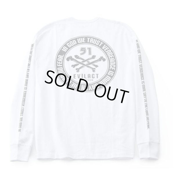 画像1: EVILACT (イーヴルアクト) | CROSS BONE LS  (1)