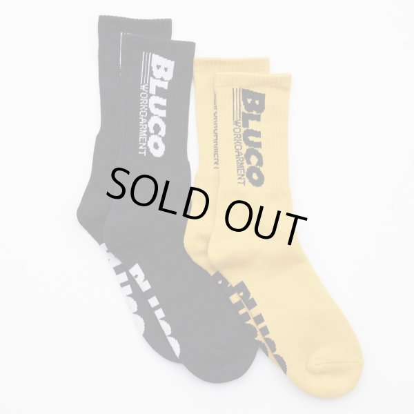 画像1: BLUCO (ブルコ) | 2-PACK SOX -Logo-  (1)