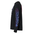 画像2: FRISCO CHOPPERS | FLAMING SKULL L/S TEE  (2)