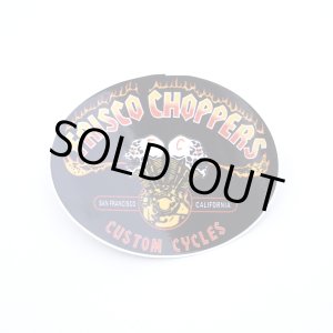 画像: FRISCO CHOPPERS | FLAMING SKULL STICKER 