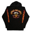 画像1: FRISCO CHOPPERS | FLAMING SKULL HOODIE  (1)