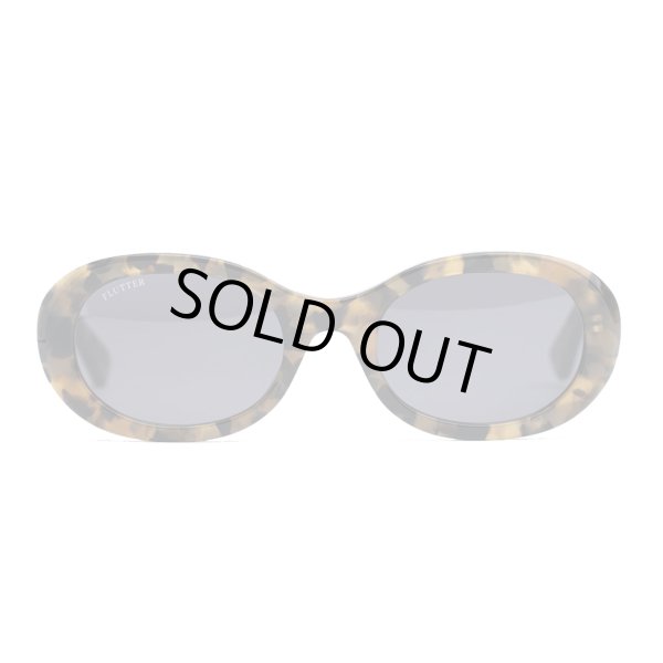 画像1: FLUTTER (フラッター) | Acetate Narrow Oval Glasses  (1)