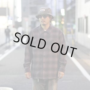 画像: BLUCO (ブルコ) | OMBRE CHECK FLANNEL SHIRT 