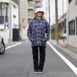 画像6: BLUCO (ブルコ) | OMBRE CHECK FLANNEL SHIRT  (6)