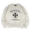 画像1: HWZN.MFG.CO. | IRONCROSS CREWNECK SWEAT  (1)