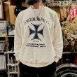 画像2: HWZN.MFG.CO. | IRONCROSS CREWNECK SWEAT  (2)
