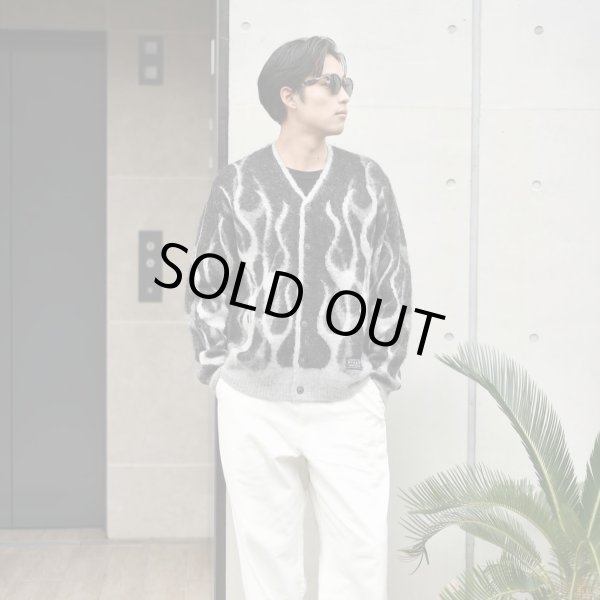 画像5: EVILACT (イーヴルアクト) | FLAMES MOHAIR CARDIGAN  (5)