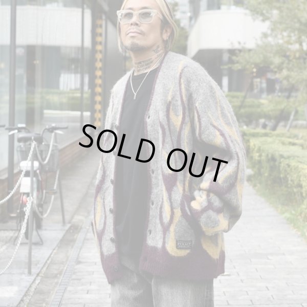 画像5: EVILACT (イーヴルアクト) | FLAMES MOHAIR CARDIGAN  (5)
