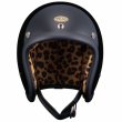 画像2: TT&CO. (ティーティーアンドカンパニー) | 500-TX DILECT INTERIOR LEOPARD JET HELMET ヘルメット  (2)