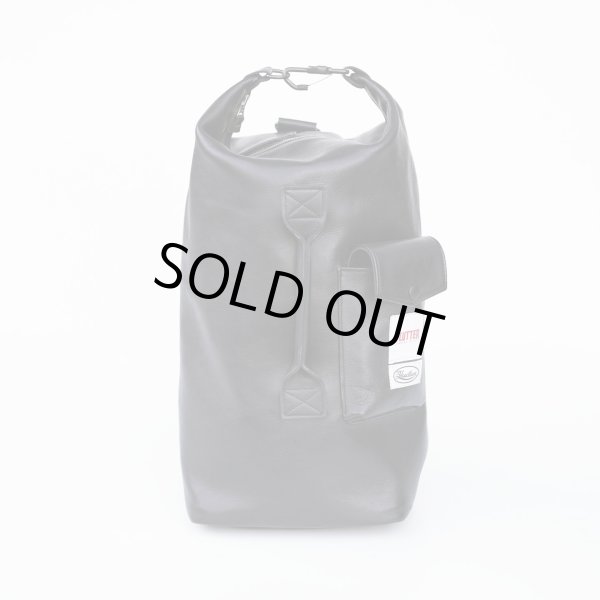 画像2: FLUTTER × HOODLUM | W Name Leather Duffle Bag  (2)