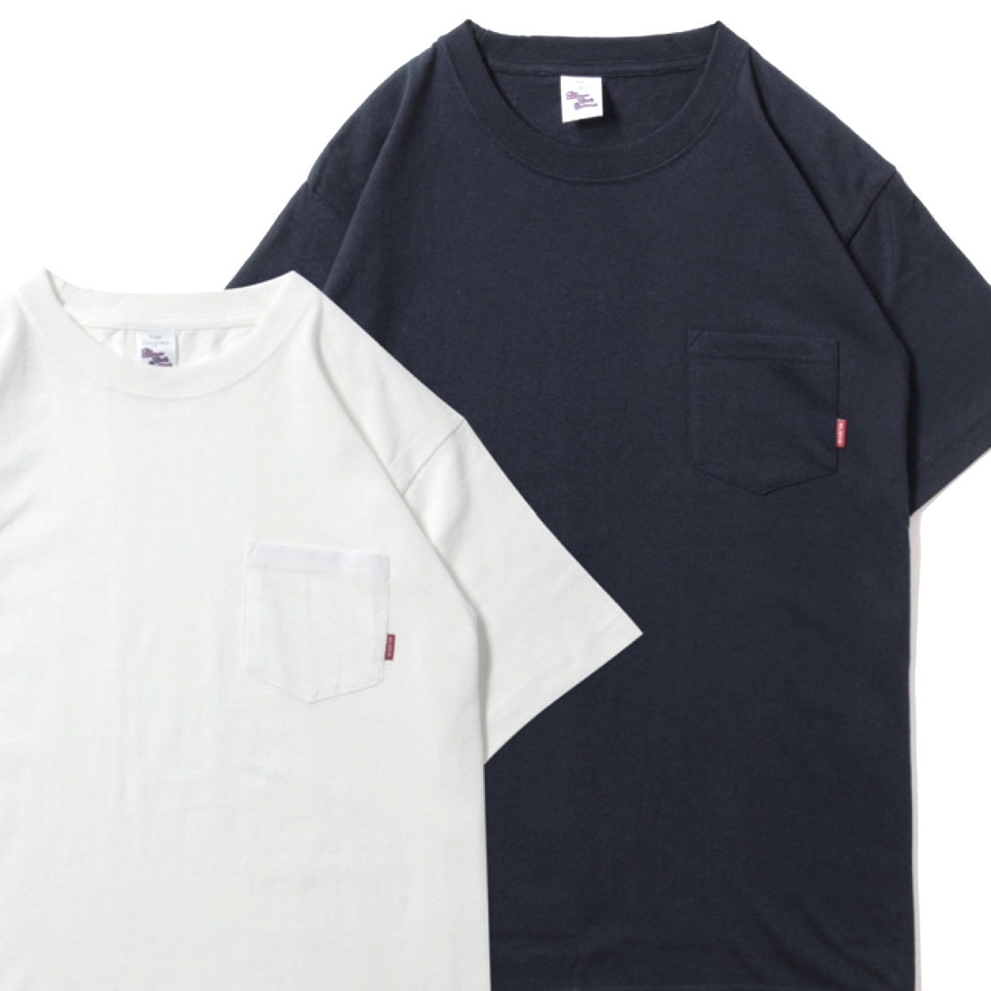 画像1: BLUCO (ブルコ) ORIGINAL 2PCS TEE'S 2枚入りポケットTシャツ OL-700  (1)