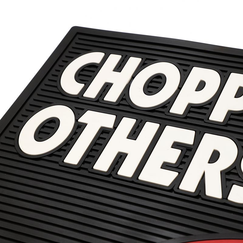 画像2: PORKCHOP GARAGE SUPPLY (ポークチョップガレージサプライ) WELCOME RUBBER MAT "CHOPPERS"  (2)