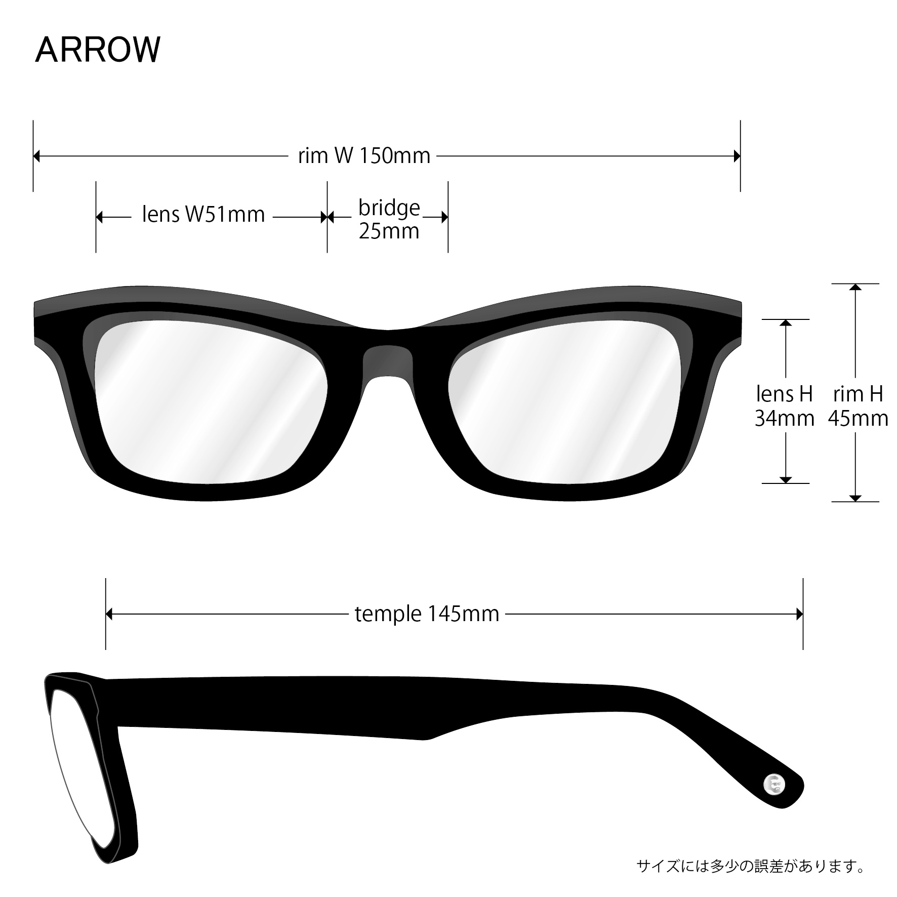 画像: EVILACT eyewear (イーヴルアクト アイウェア) “ARROW” 