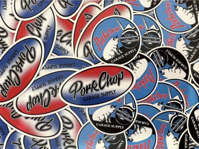 画像: PORKCHOP GARAGE SUPPLY | OVAL TRICOLOR STICKER 