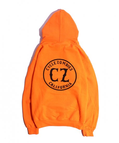 画像2: Cycle Zombies (サイクルゾンビーズ) CALIFORNIA2 HOODED SWEATSHIRT  (2)