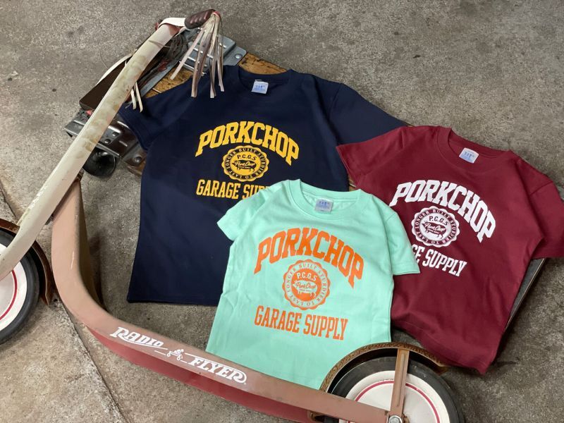 画像: PORKCHOP GARAGE SUPPLY | 2nd COLLEGE TEE for kids 