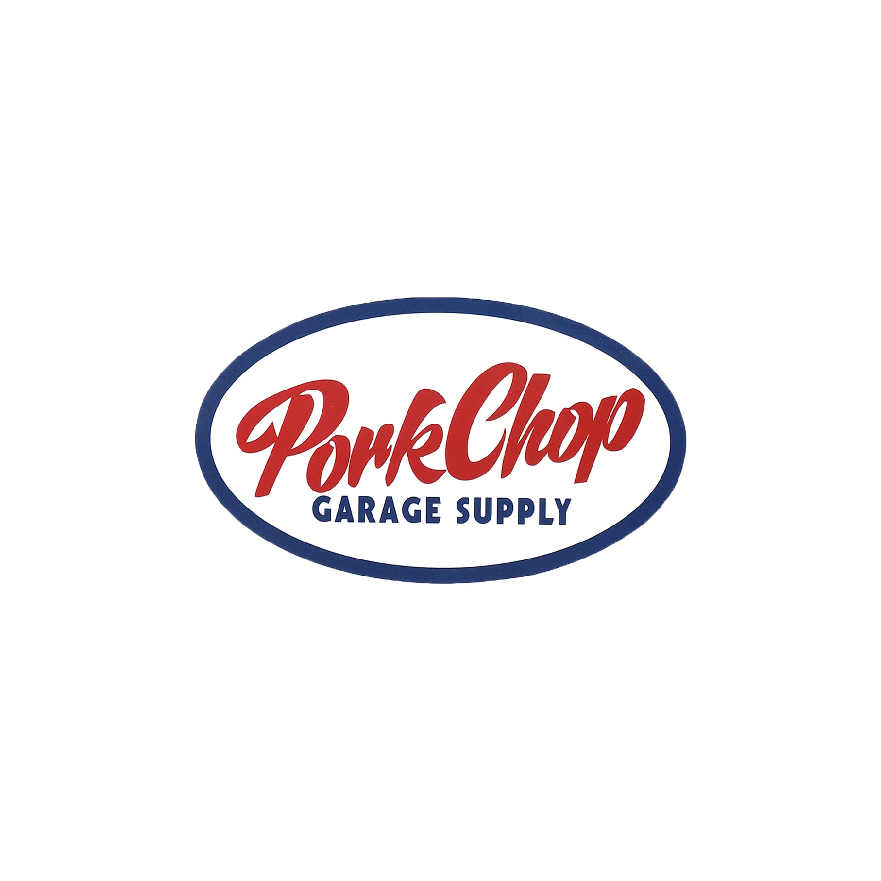 画像1: PORKCHOP GARAGE SUPPLY | OVAL TRICO STICKER  (1)