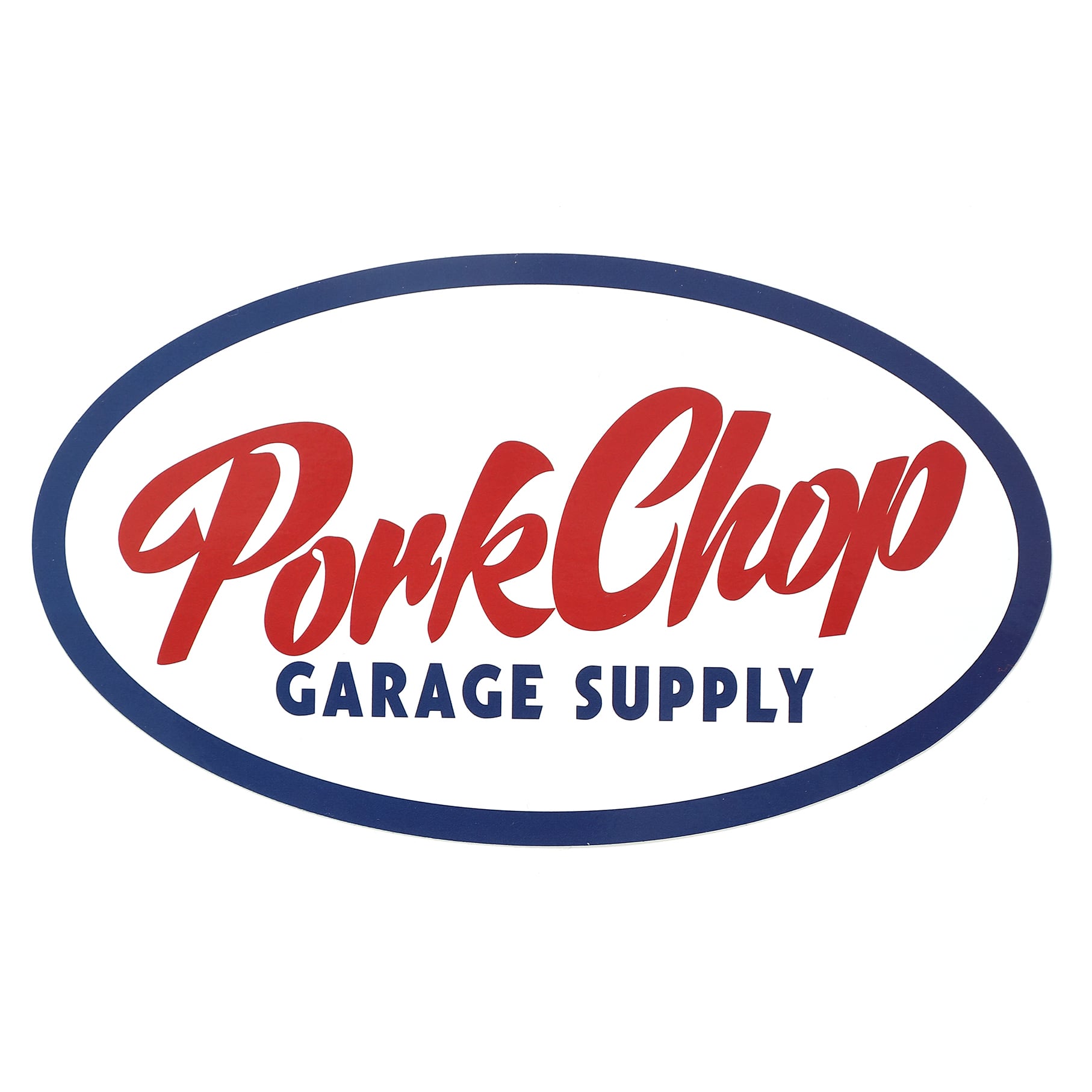 画像1: PORKCHOP GARAGE SUPPLY | OVAL TRICO STICKER  (1)