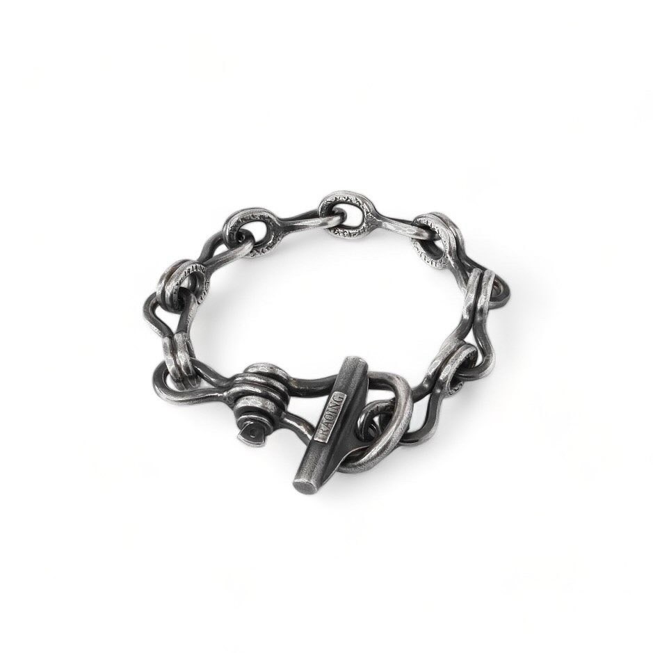 画像1: RAOING (ローイング) | Double Chain Bracelet  (1)