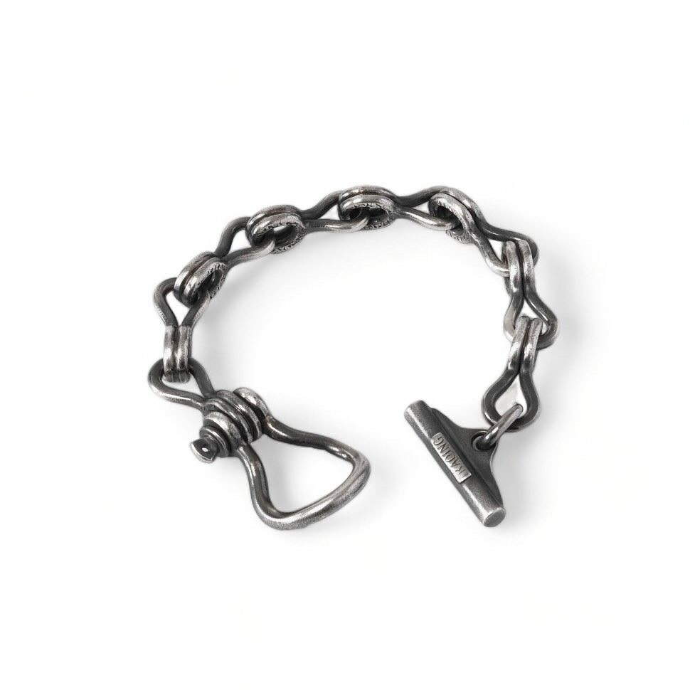 画像2: RAOING (ローイング) | Double Chain Bracelet  (2)