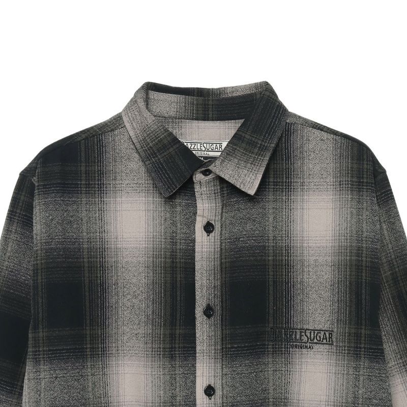 画像3: DAZZLESUGAR (ダズルシュガー) | Ombre Flannel shirt  (3)
