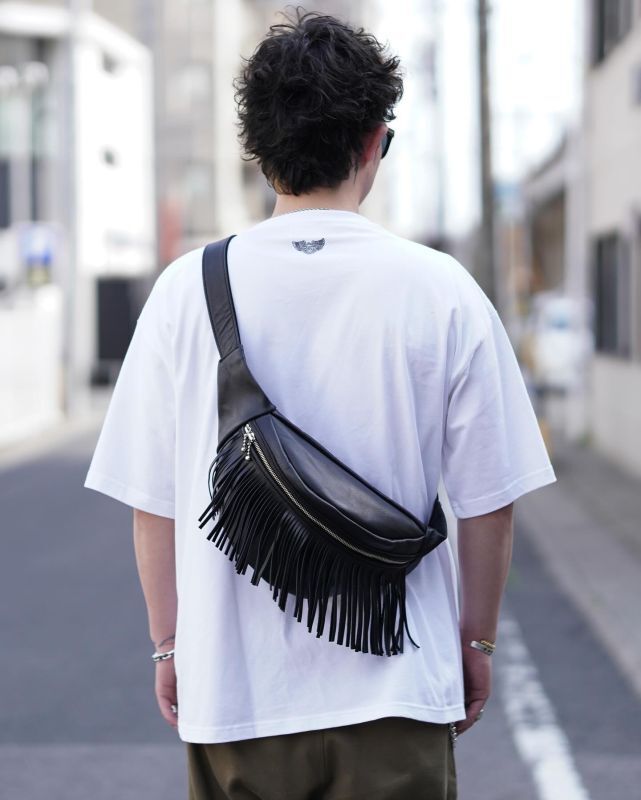 画像2: Hoodlum (フッドラム) | FRINGE BODY BAG -LARGE-  (2)