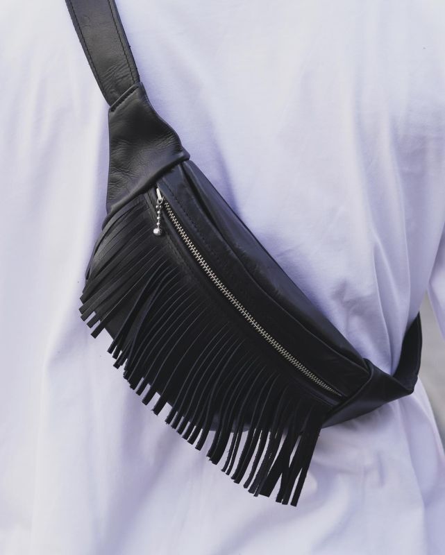 画像1: Hoodlum (フッドラム) | FRINGE BODY BAG -SMALL-  (1)