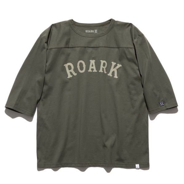 画像1: ROARK REVIVAL (ロアーク リバイバル) “MEDIEVAL LOGO” 3/4 SLEEVE TEE  (1)