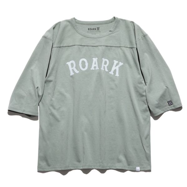 画像1: ROARK REVIVAL (ロアーク リバイバル) “MEDIEVAL LOGO” 3/4 SLEEVE TEE  (1)