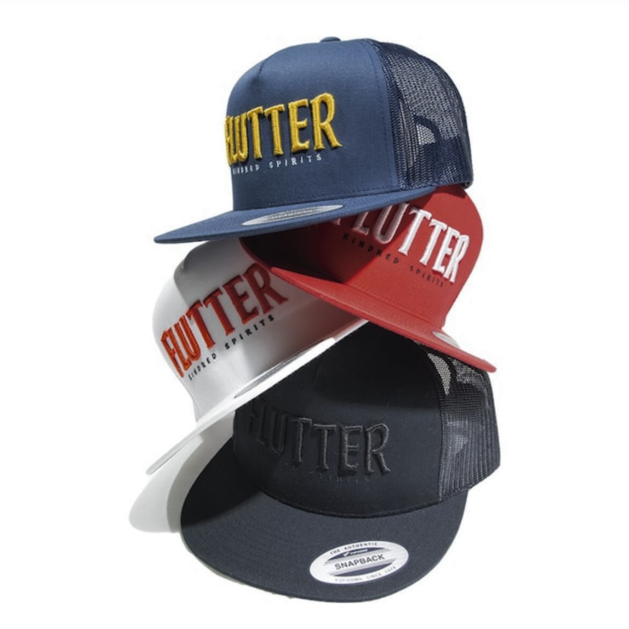 画像: FLUTTER (フラッター) | OG Logo Mesh Cap 