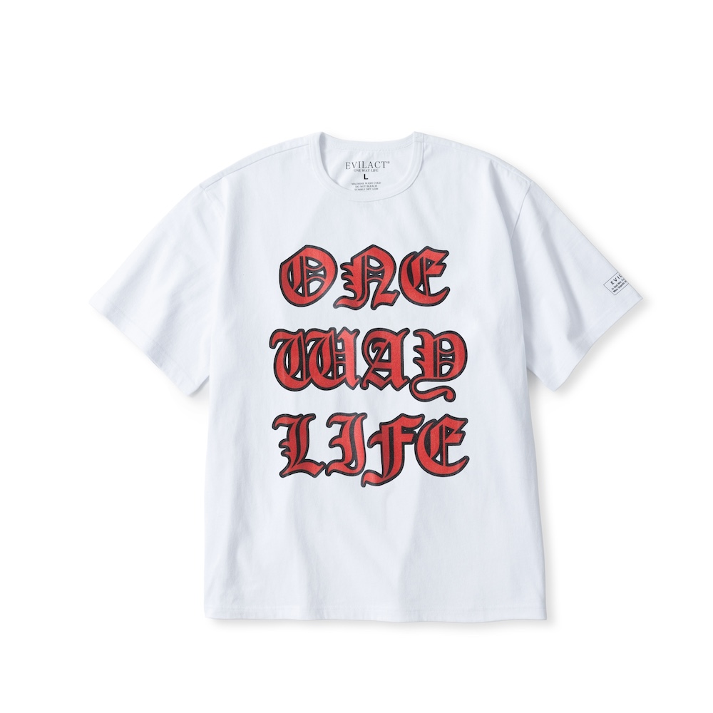 画像1: 【30%OFF】EVILACT (イーヴルアクト) | ONE WAY LIFE SS  (1)