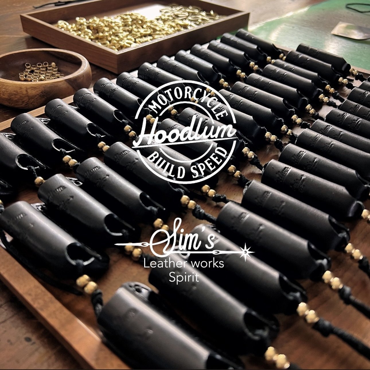 画像3: HOODLUM × SIM's Leather works Spirit "LIP STICK CASE"  (3)